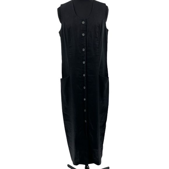 Valerie Stevens Dresses & Skirts - Valerie Stevens   Button Front linen dress Preowned 14